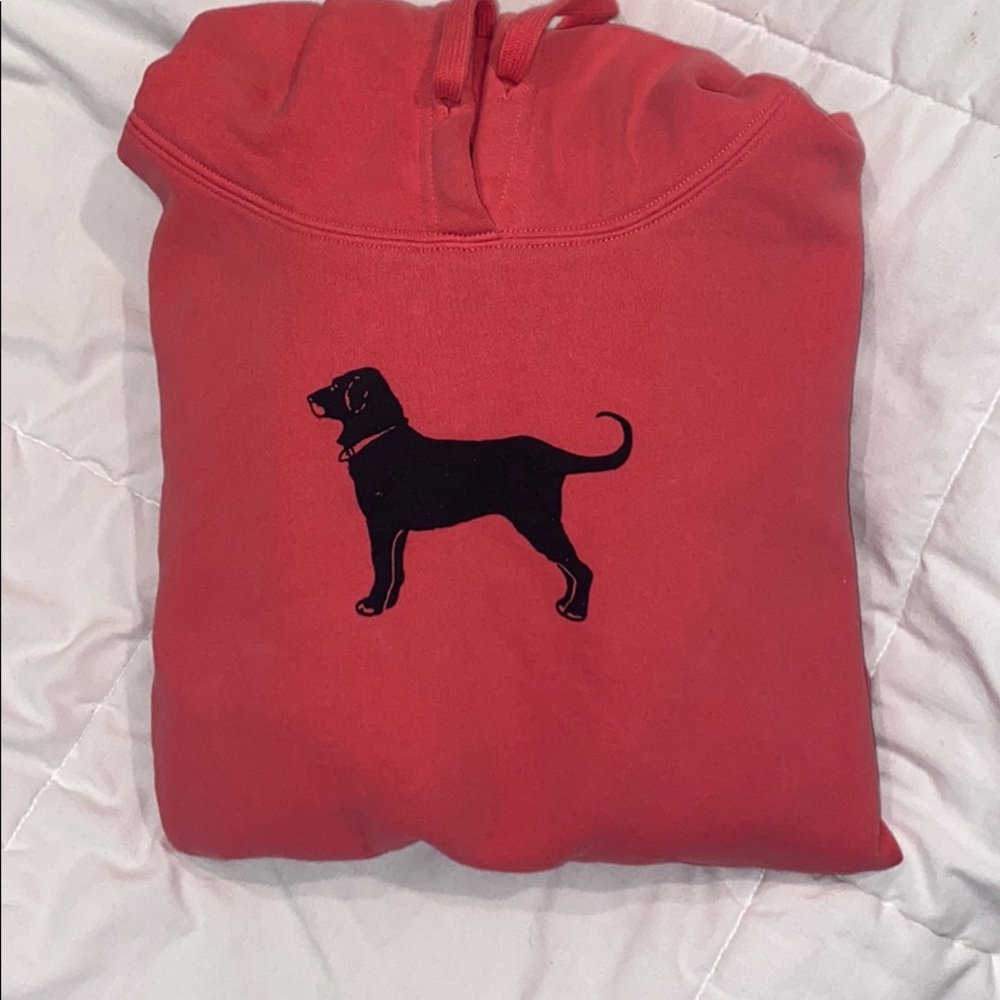 Black dog hoodie
